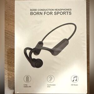 Bone Conduction Headphones - Black
NIB